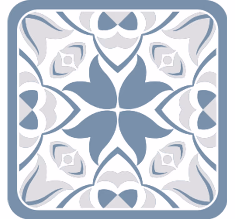 Untersetzer im eleganten blumenmotiv - TenStickers