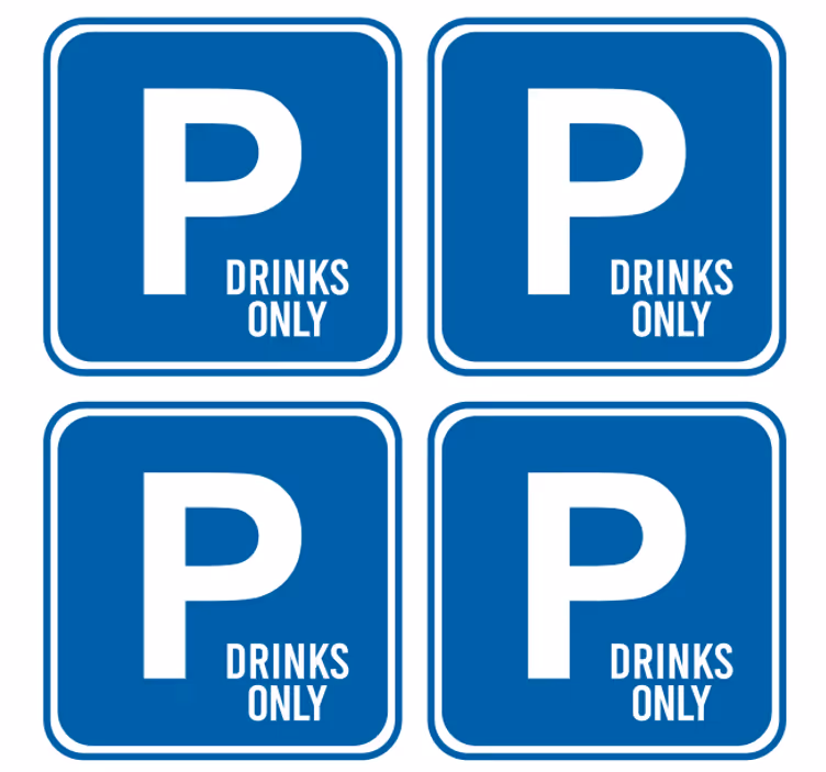 Bierdeckel sprüche reservierte getränke hinweis - TenStickers