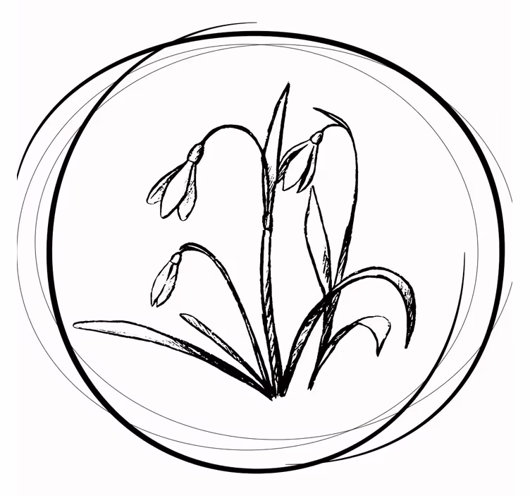 Untersetzer mit elegantem floralen design - TenStickers