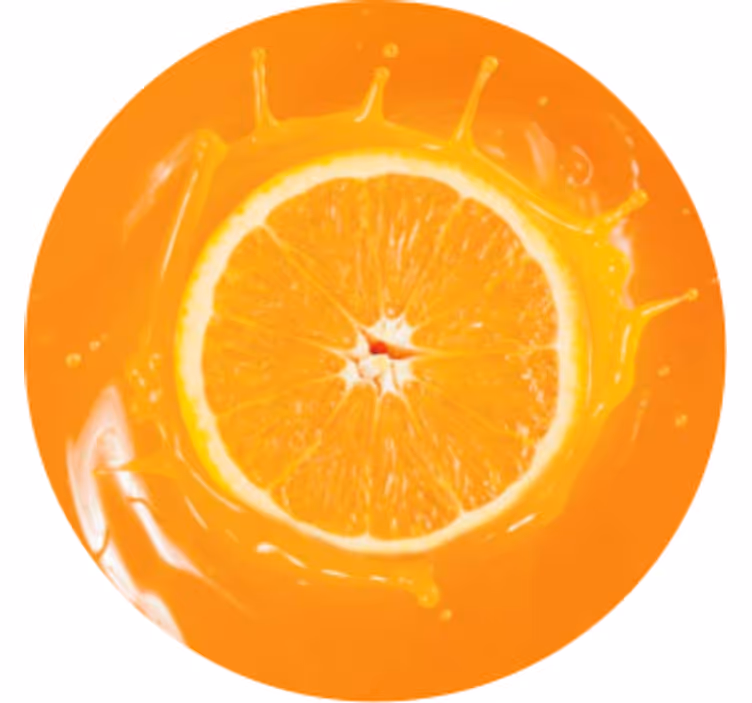 Untersetzers orangensaft - TenStickers