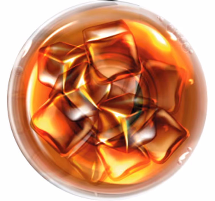 Untersetzers whiskyglas - TenStickers