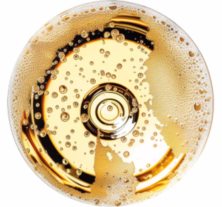 Untersetzers sekt - TenStickers