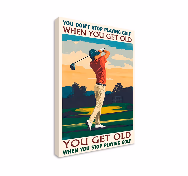 Leinwandbild Sport golf spielen - TenStickers