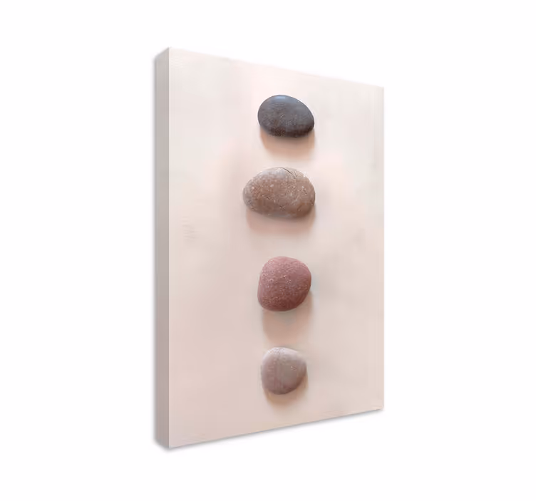 Zen Bilder Leinwand strandsteine - TenStickers