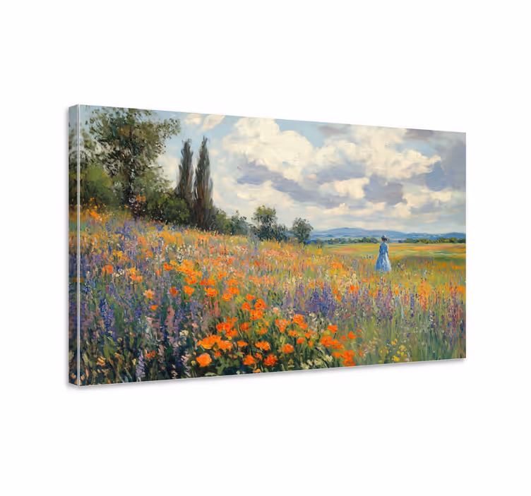 Wandbilder Landschaft frühlingsfeld - TenStickers