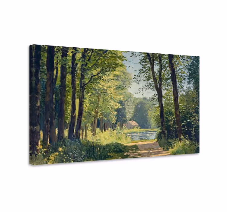 Wandbilder Landschaft grüner wald - TenStickers