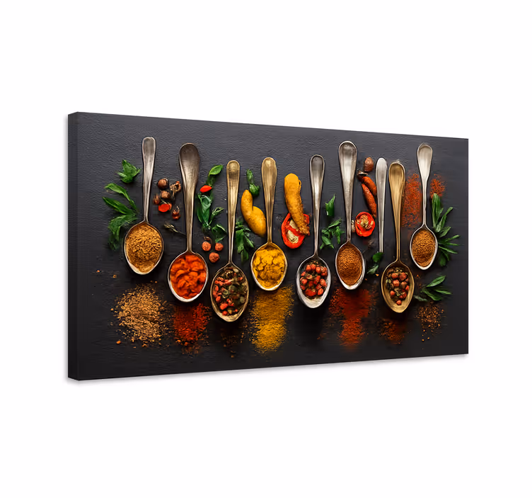 Wandbild Küche moderne gewürze - TenStickers