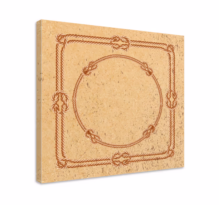 Geometrische Wandbilder seilrahmenprägung - TenStickers