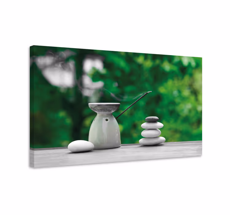 Zen bilder leinwand zen steine anordnung - TenStickers