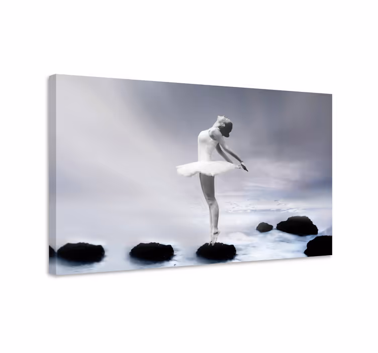 Leinwandbild Person Personas bailarina realista - TenStickers