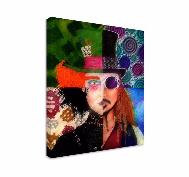 Leinwandbild Persönlichkeit Personajes johnny depp - TenStickers