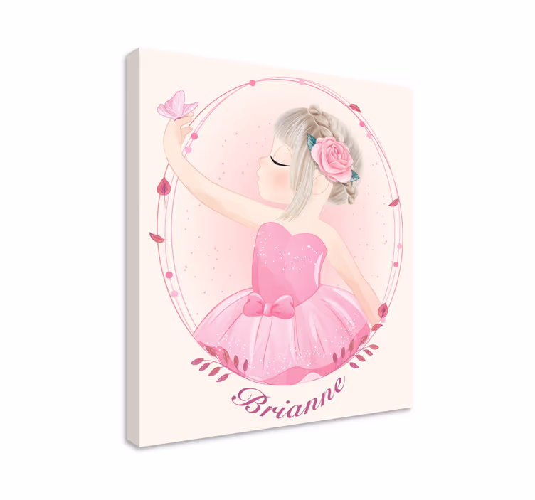 Leinwandbild kinder balletttänzerin mädchen - TenStickers