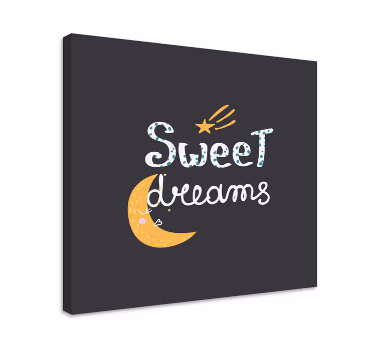 Wandbilder sprüche süße träume mond - TenStickers