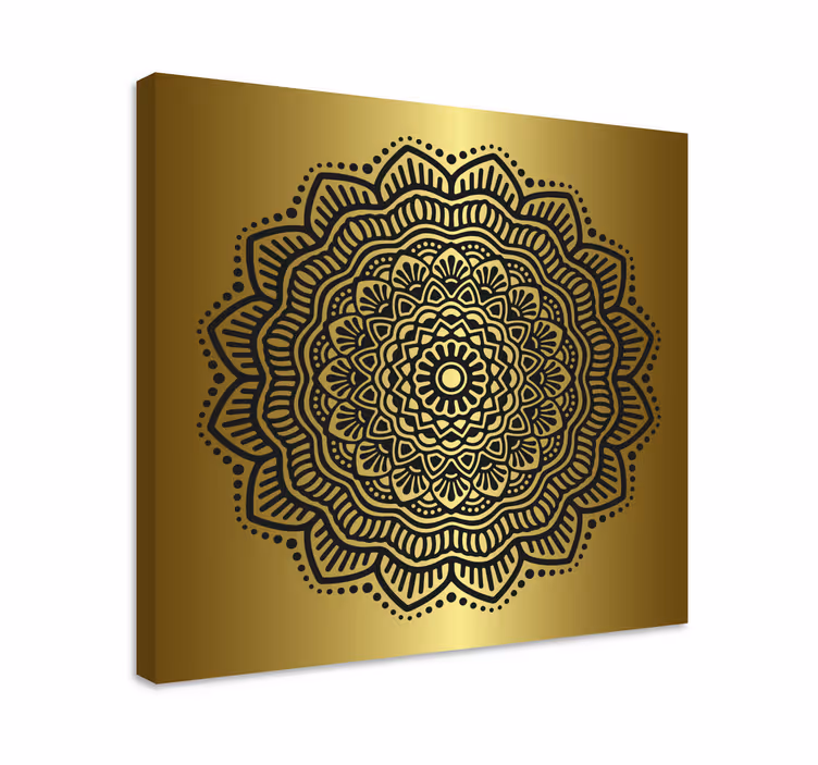 Leinwandbild Diele Mandala - TenStickers