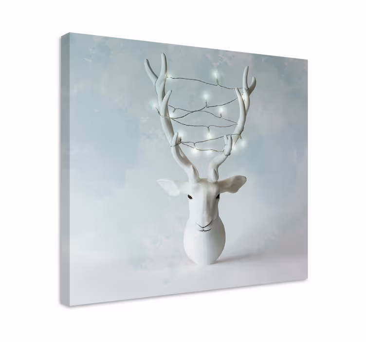 Leinwandbild Weihnachten Rentier - TenStickers