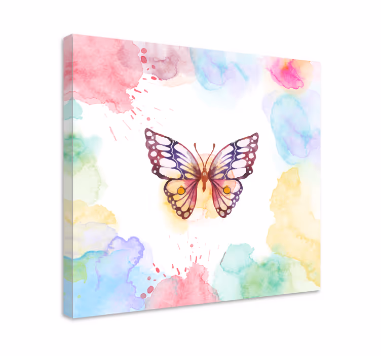 Wandbild schmetterling künstlerischer schmetterling - TenStickers