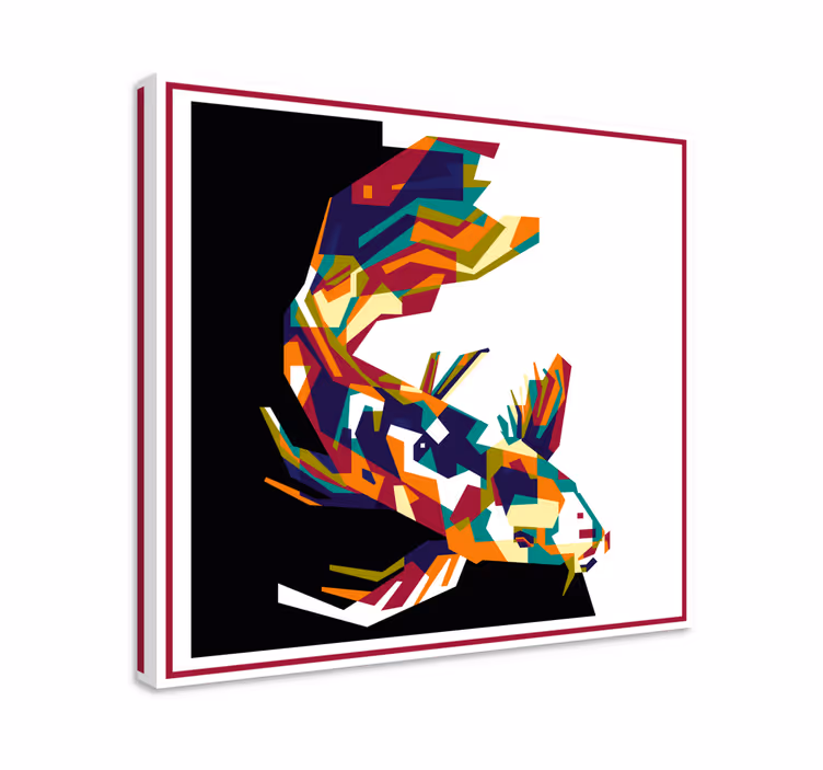 Wandbild fische bunte koi-fische - TenStickers