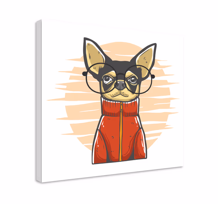 Wandbilder hunde stilvolle hundeporträts - TenStickers