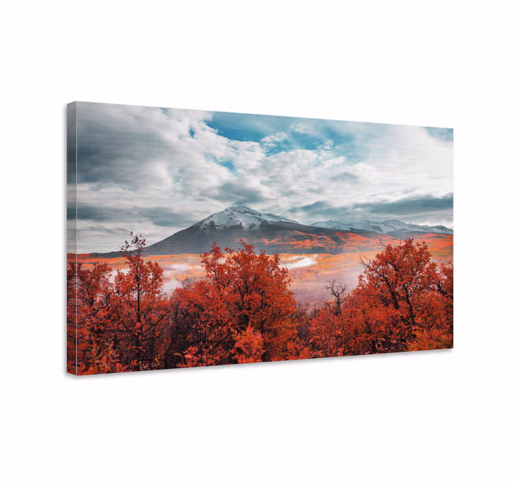 Wandbilder landschaft majestätischer bergblick - TenStickers