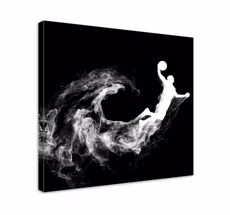 Leinwandbild sport dynamische basketballbewegung - TenStickers