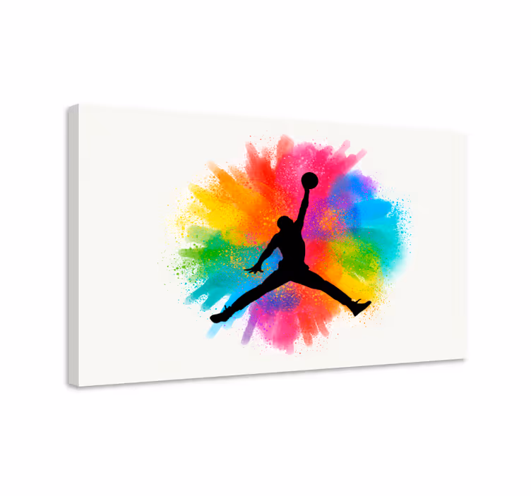 Leinwandbild Teenager Michael jordan cooler basketball - TenStickers