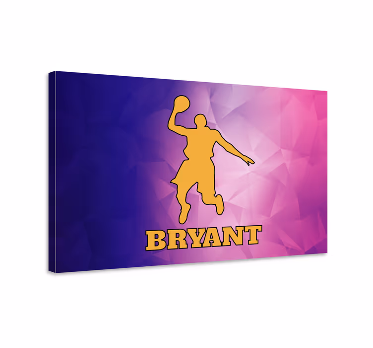 Leinwandbild sport energetischer basketballspieler - TenStickers