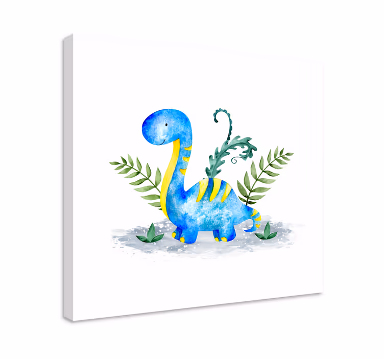 Dinosaurier wandbild süßer dinosaurier charakter - TenStickers