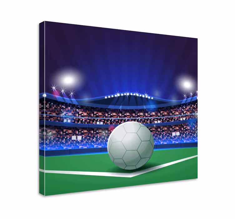 Leinwandbild sport fußballstadion szene - TenStickers
