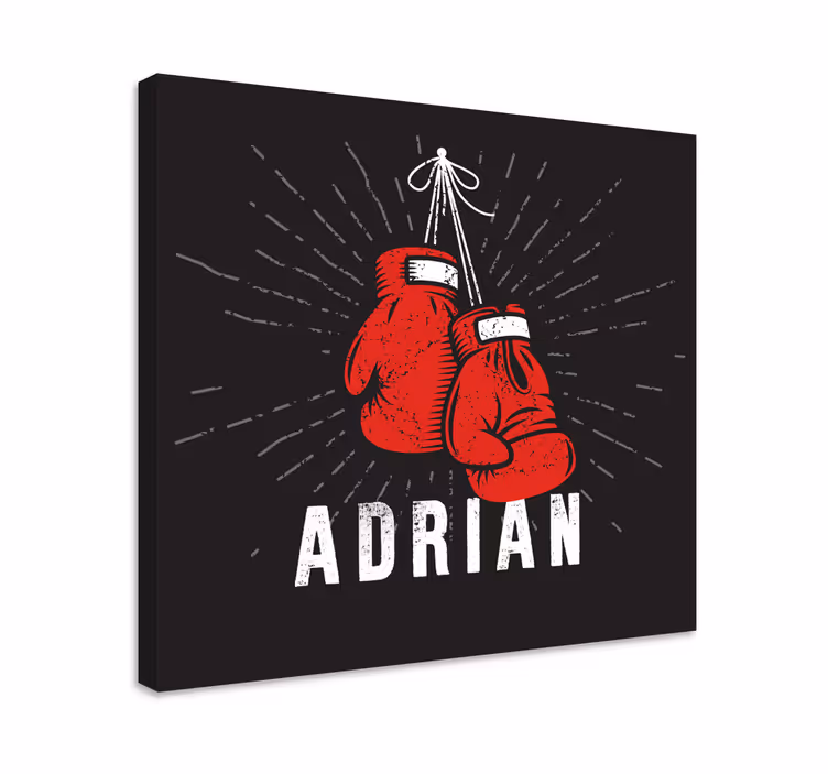 Leinwandbild sport boxhandschuh präsentation - TenStickers
