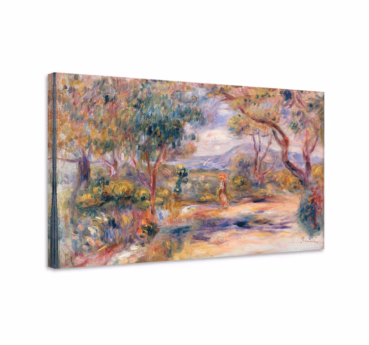 Wandbilder landschaft sonnenstrahlen im garten - TenStickers