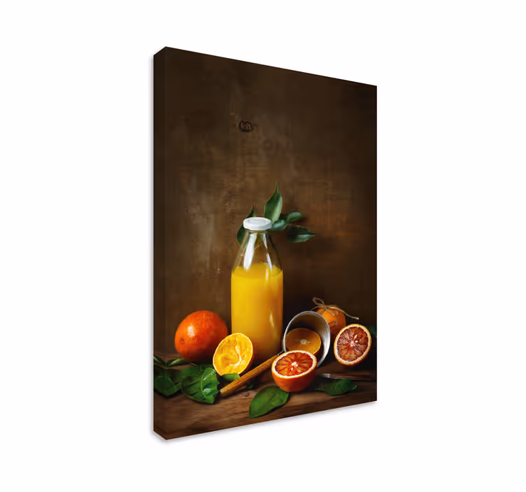 Leinwandbild obst zitrusfrüchte medley - TenStickers