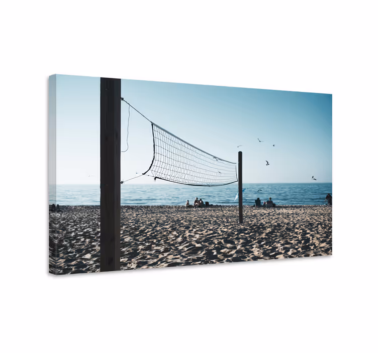 Leinwandbild Sport beachvolleyball-szene - TenStickers