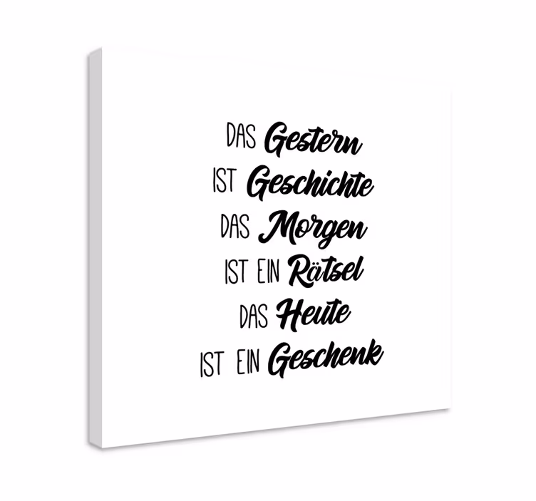 Wandbilder Motivation Gestern ist geschichte - TenStickers