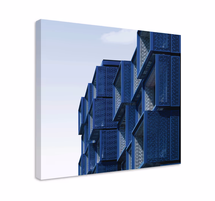 Wandbilder modern futuristische architekturstruktur - TenStickers