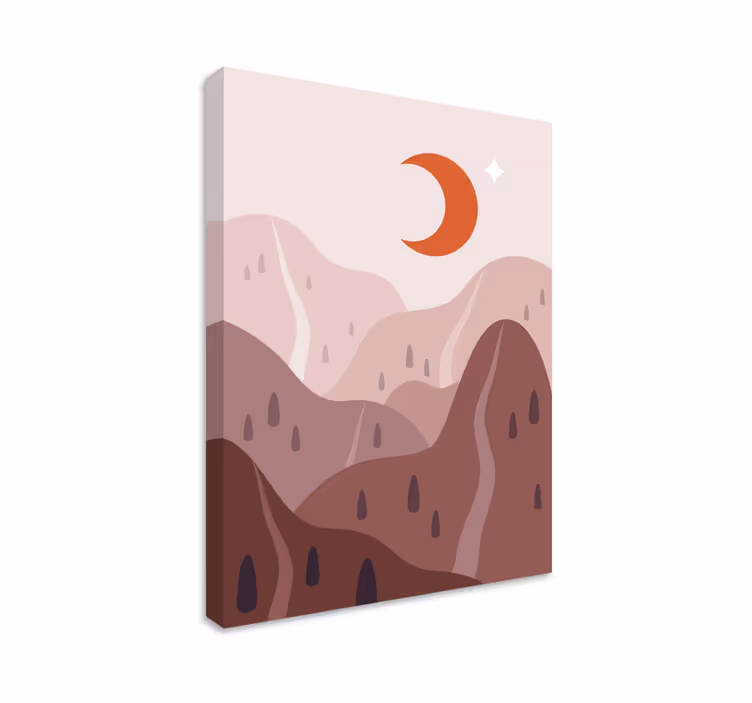 Wandbilder landschaft gebirgsform - TenStickers