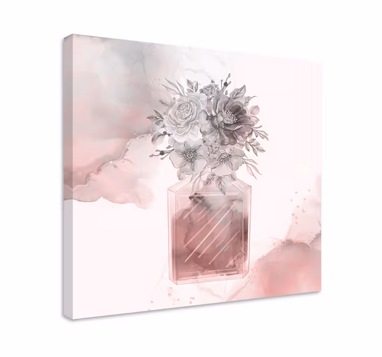Leinwandbild mit blumenarrangement vase - TenStickers