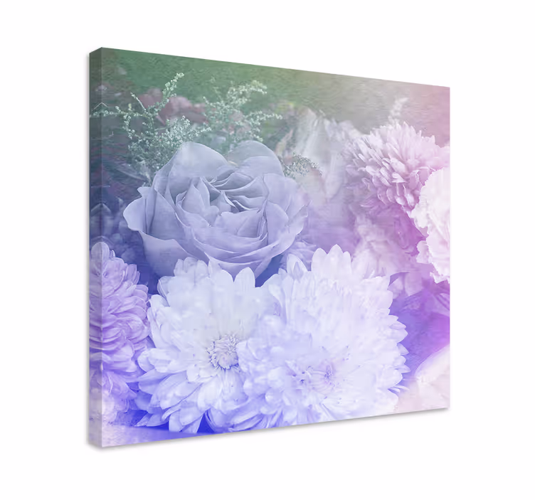 Leinwandbild zartes blumenarrangement - TenStickers
