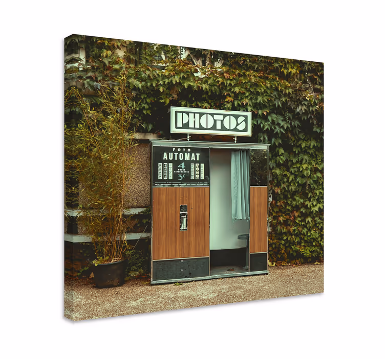 Wandbild gaming vintage fotokabine - TenStickers