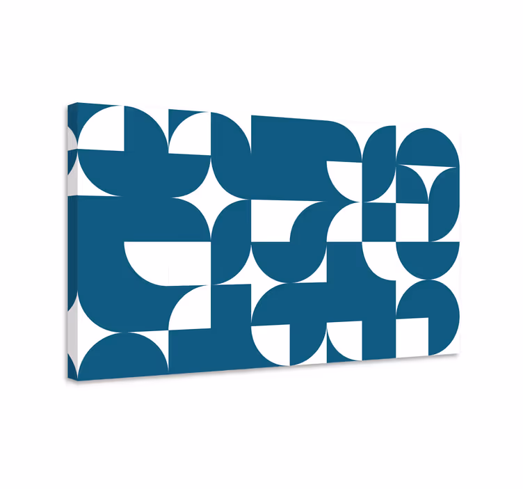 Geometrische wandbilder zeitgenössische formenfusion - TenStickers