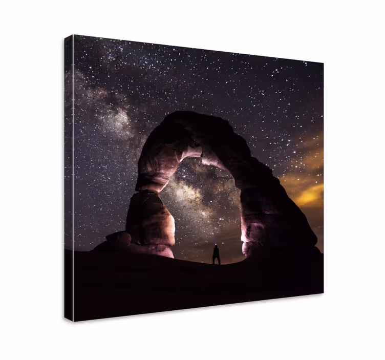 Wandbilder landschaft sternenlicht durchgang - TenStickers