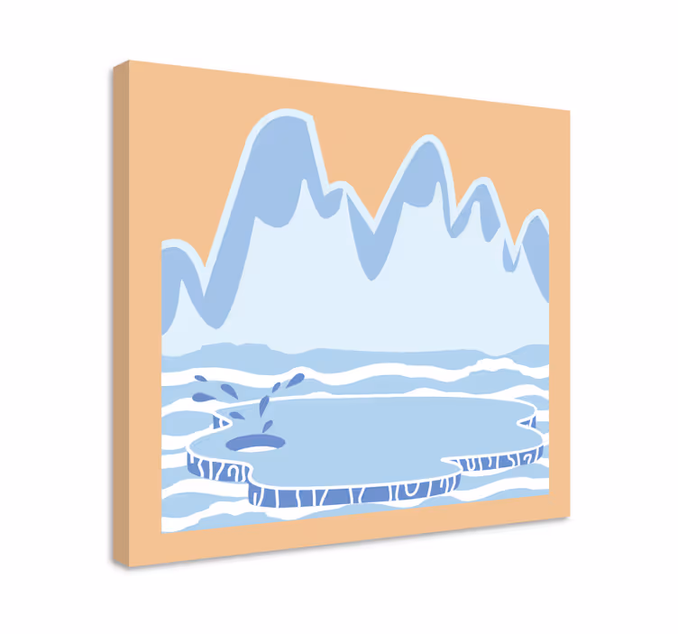 Wandbilder landschaft eisberglandschaft - TenStickers