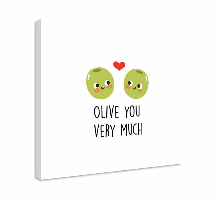 Wandbild motivation olive dich zusammen - TenStickers