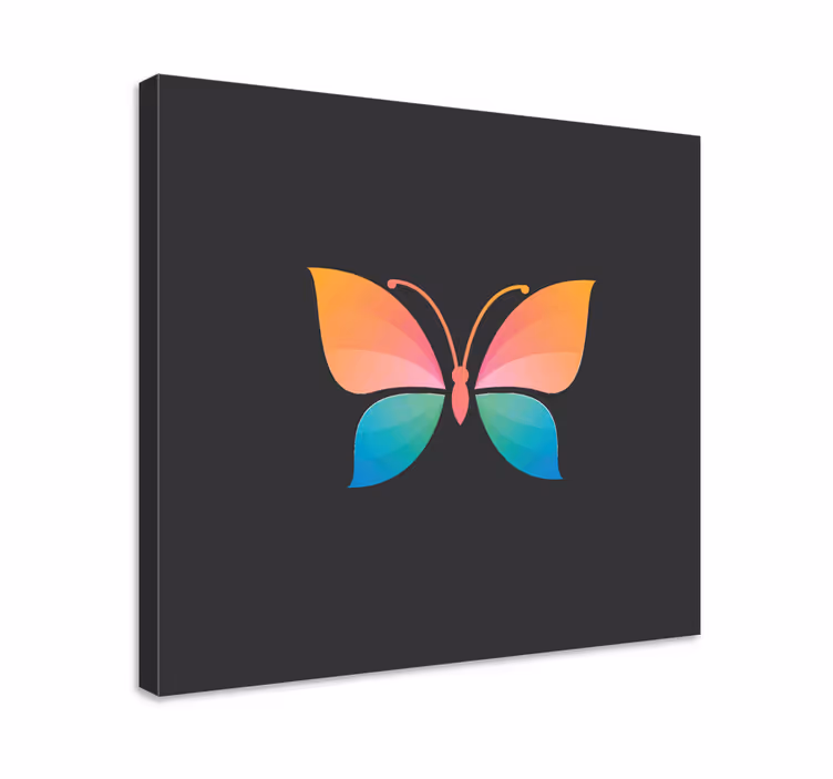 Wandbild schmetterling lebendiger schmetterlingsschmuck - TenStickers