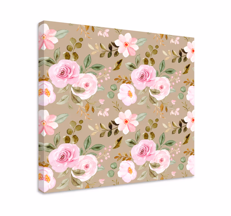Leinwandbild blühende blush-komposition - TenStickers