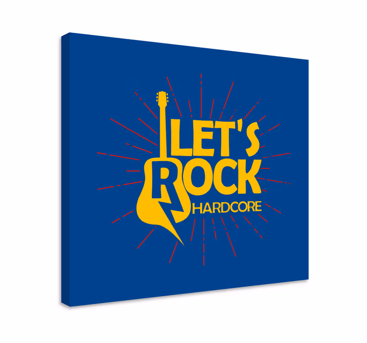 Wandbild musik im gitarren inspirierten design - TenStickers