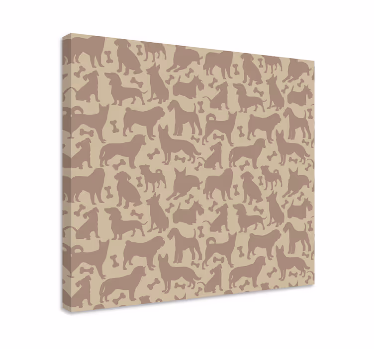 Wandbilder hunde mit verspielten hundefmotiven - TenStickers