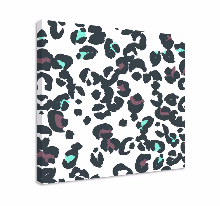 Wandbild tier leopardenmuster - TenStickers