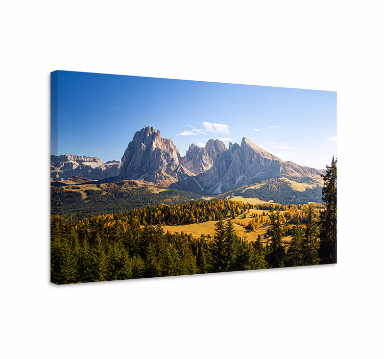 Wandbilder landschaft großes bergpanorama - TenStickers
