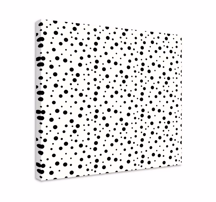 Geometrische wandbilder im monochromen punktmuster - TenStickers