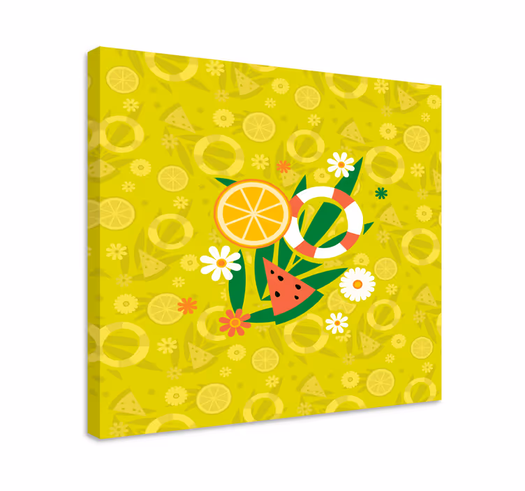 Leinwandbild obst tropische frucht freude - TenStickers